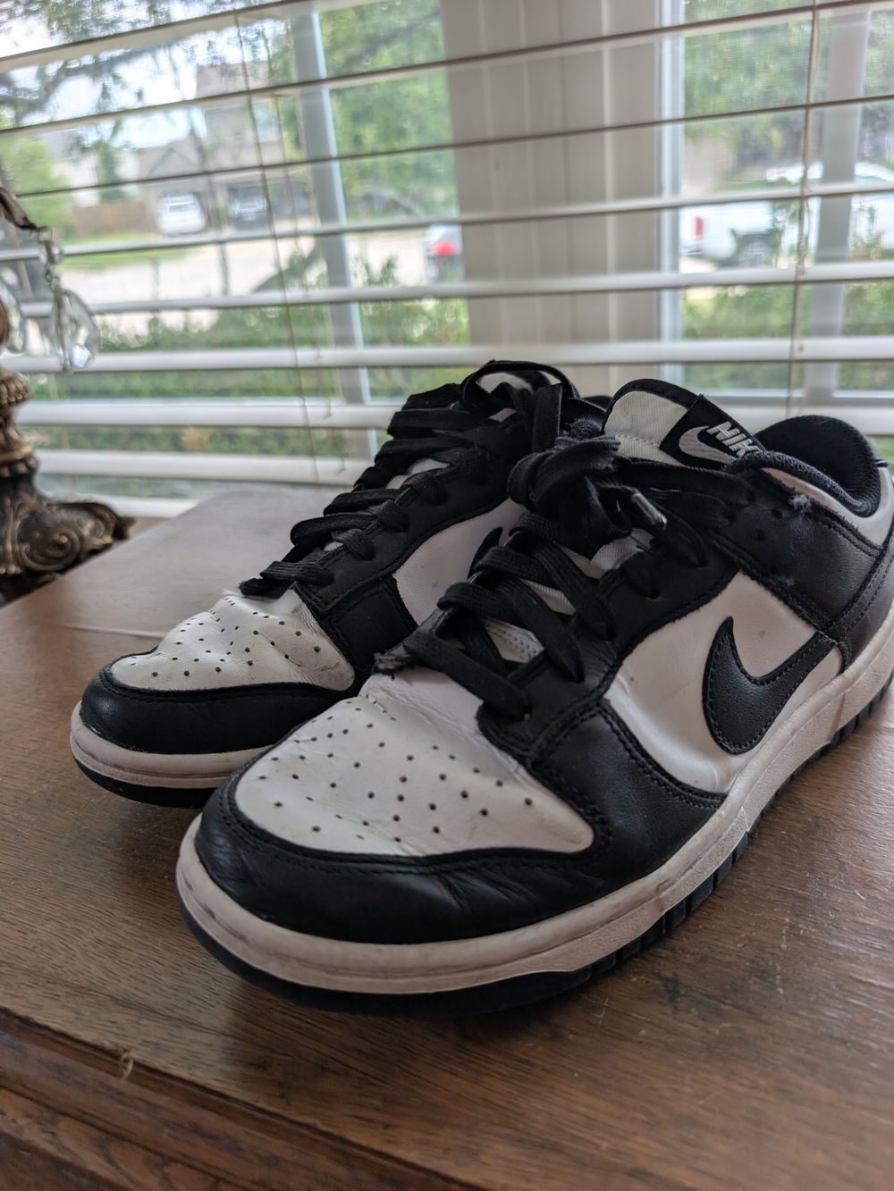 Nike Black and White Low-Top Sneakers
